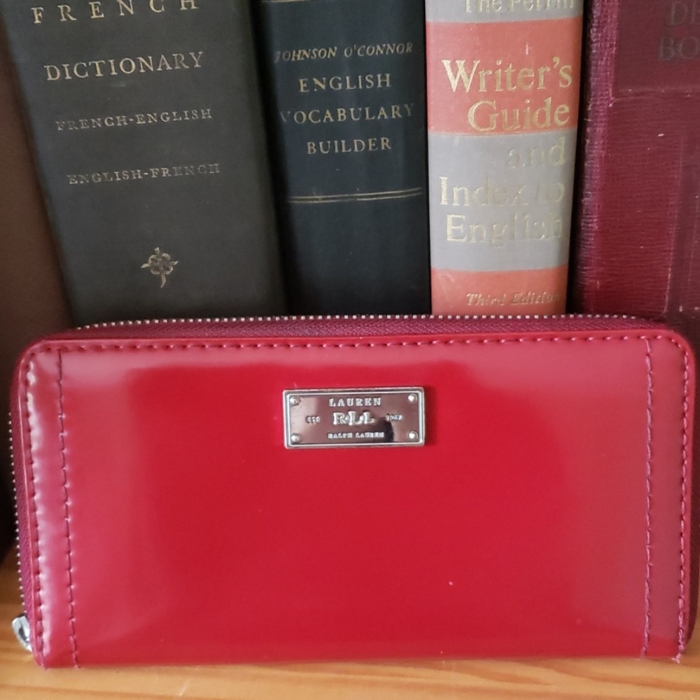 LAUREN Ralph Lauren leather wallet/clutch